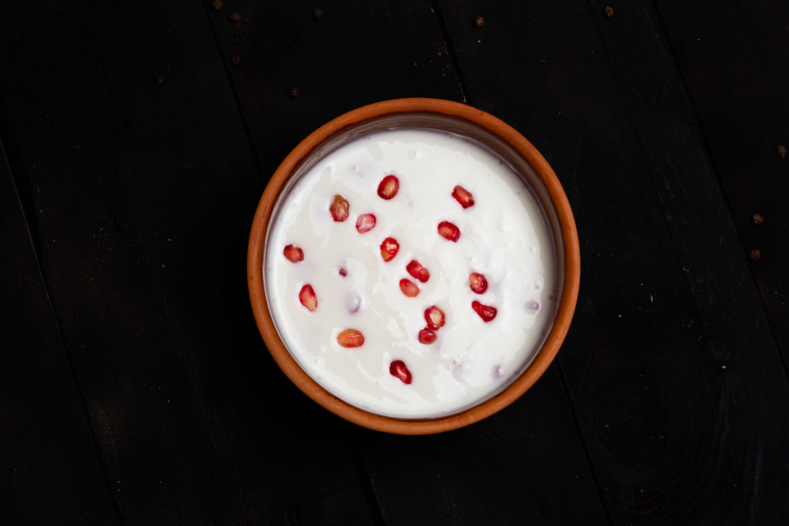 Pomegranate yogurt